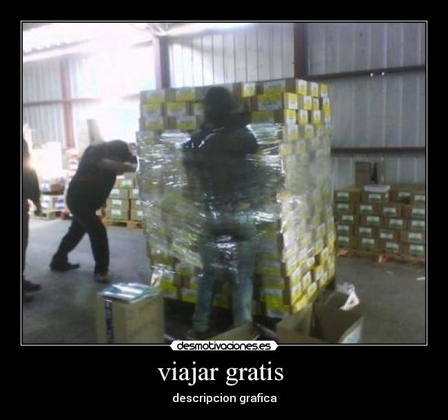 viajar gratis  - descripcion grafica