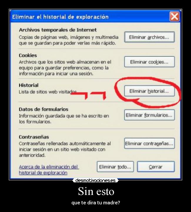 Sin esto - que te dira tu madre?