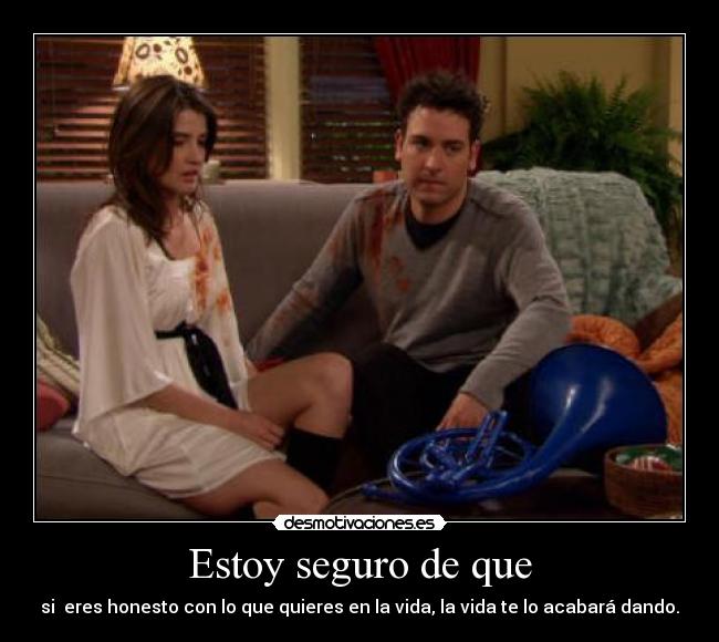 Estoy seguro de que - 