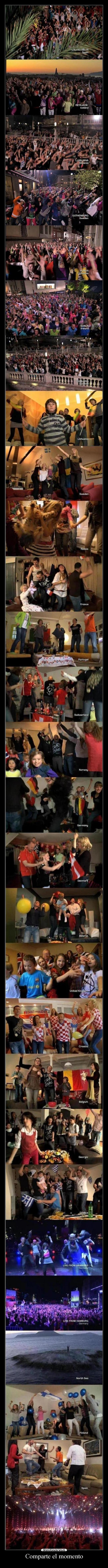Comparte el momento -