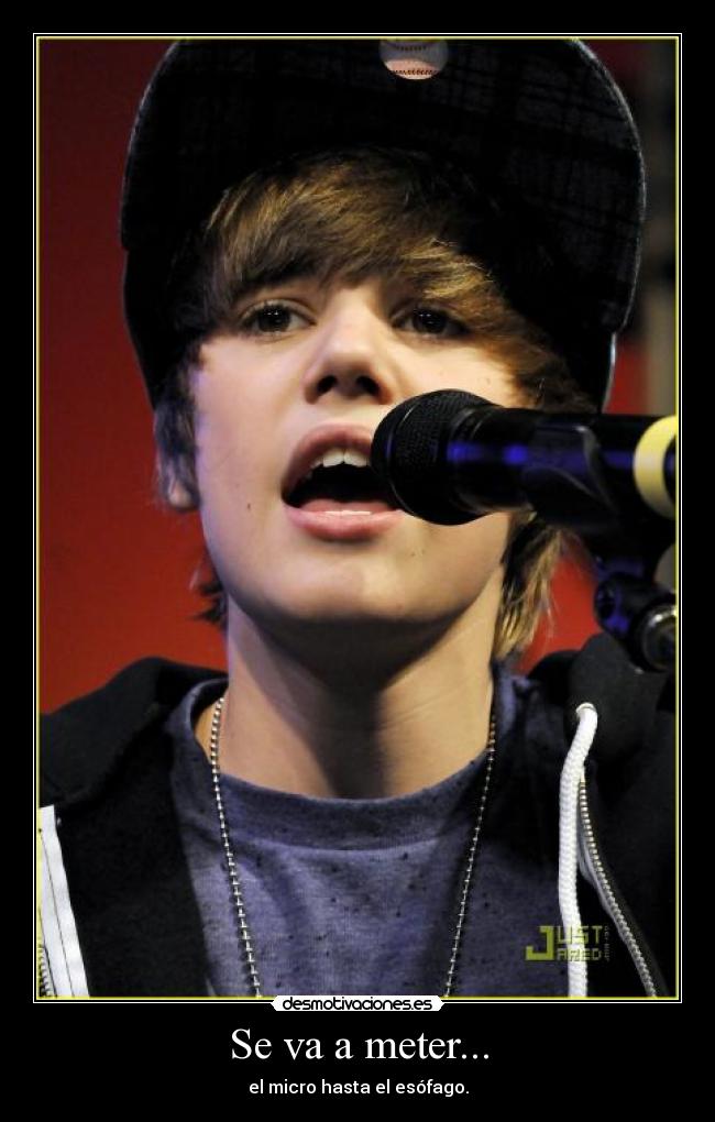 Se va a meter... -