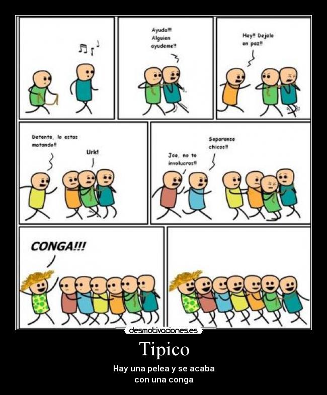 carteles conga desmotivaciones