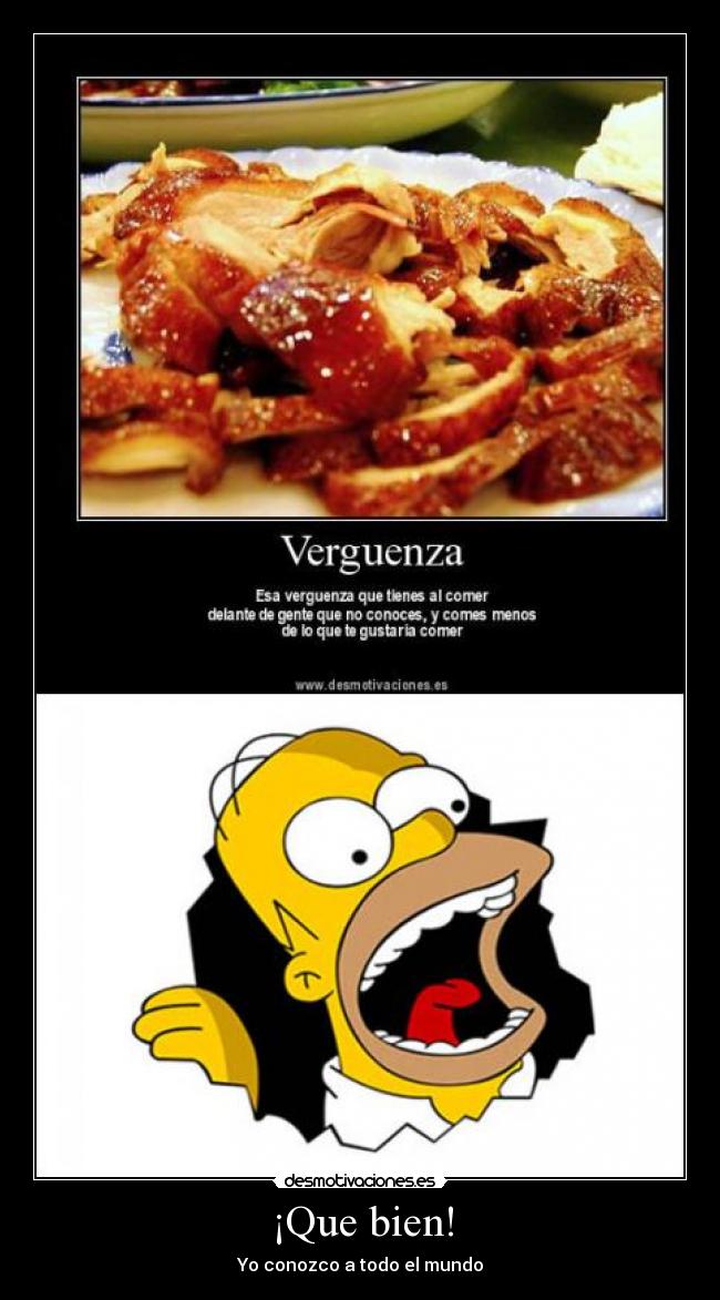 ¡Que bien! - Yo conozco a todo el mundo