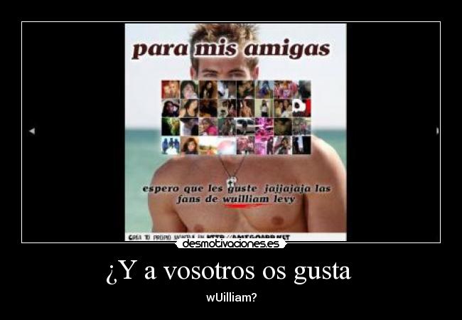 ¿Y a vosotros os gusta  - wUilliam?