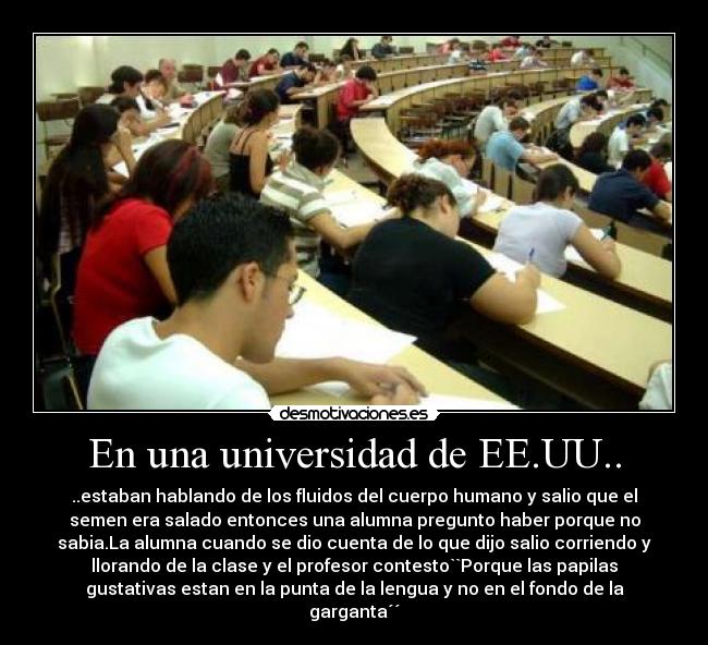 En una universidad de EE.UU.. - 