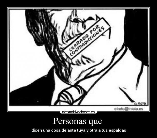 Personas que -