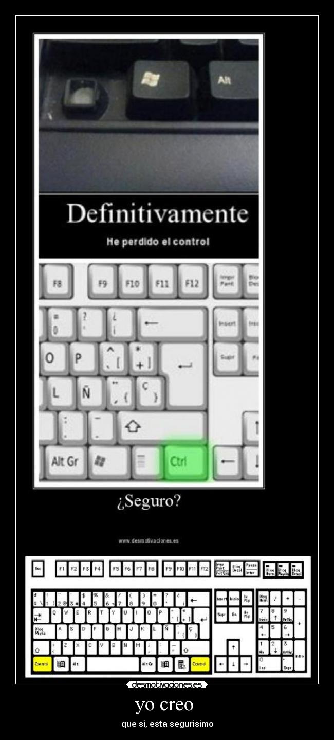 yo creo - que si, esta segurisimo