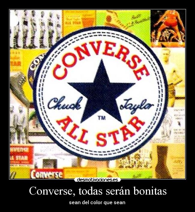 Converse, todas serán bonitas - sean del color que sean 