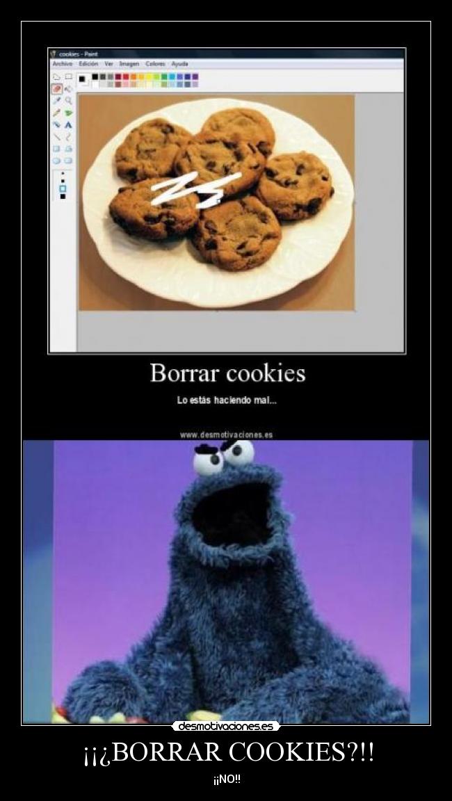 ¡¡¿BORRAR COOKIES?!! -