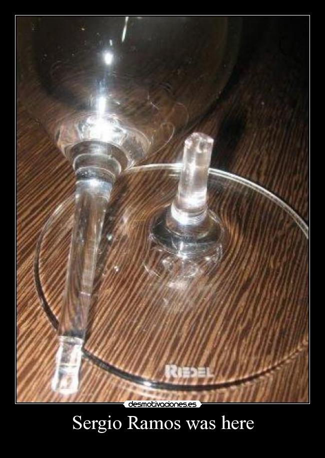 Sergio Ramos was here -