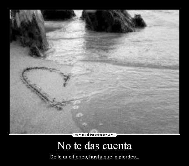 No te das cuenta - 