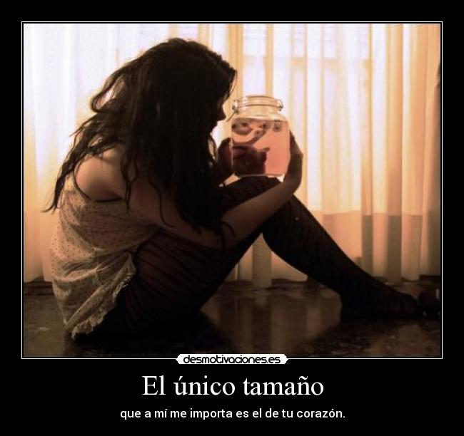 El único tamaño - 