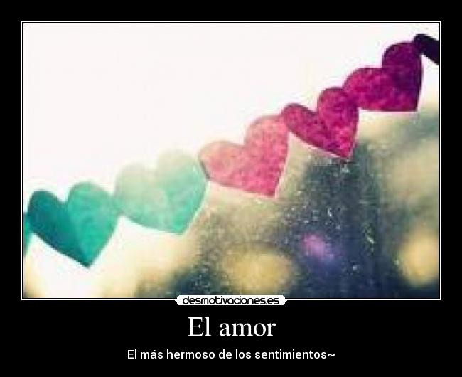 El amor -
