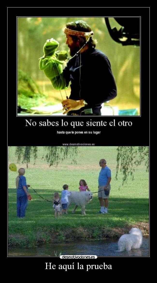 He aquí la prueba - 