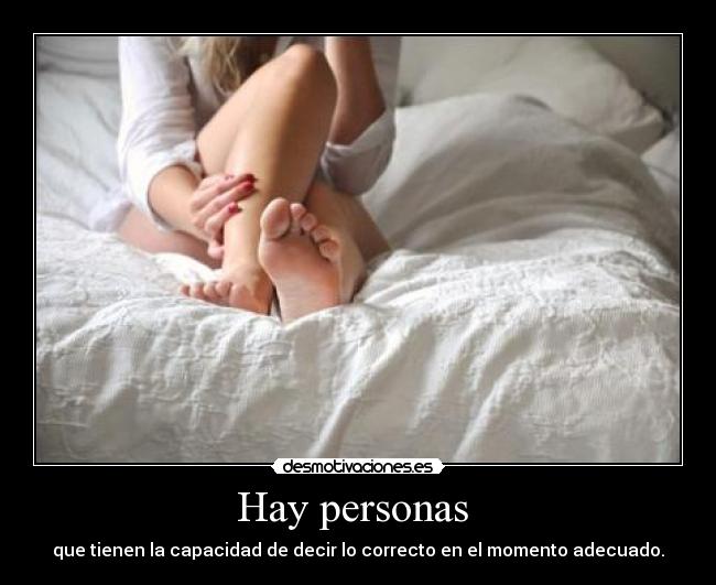 Hay personas -