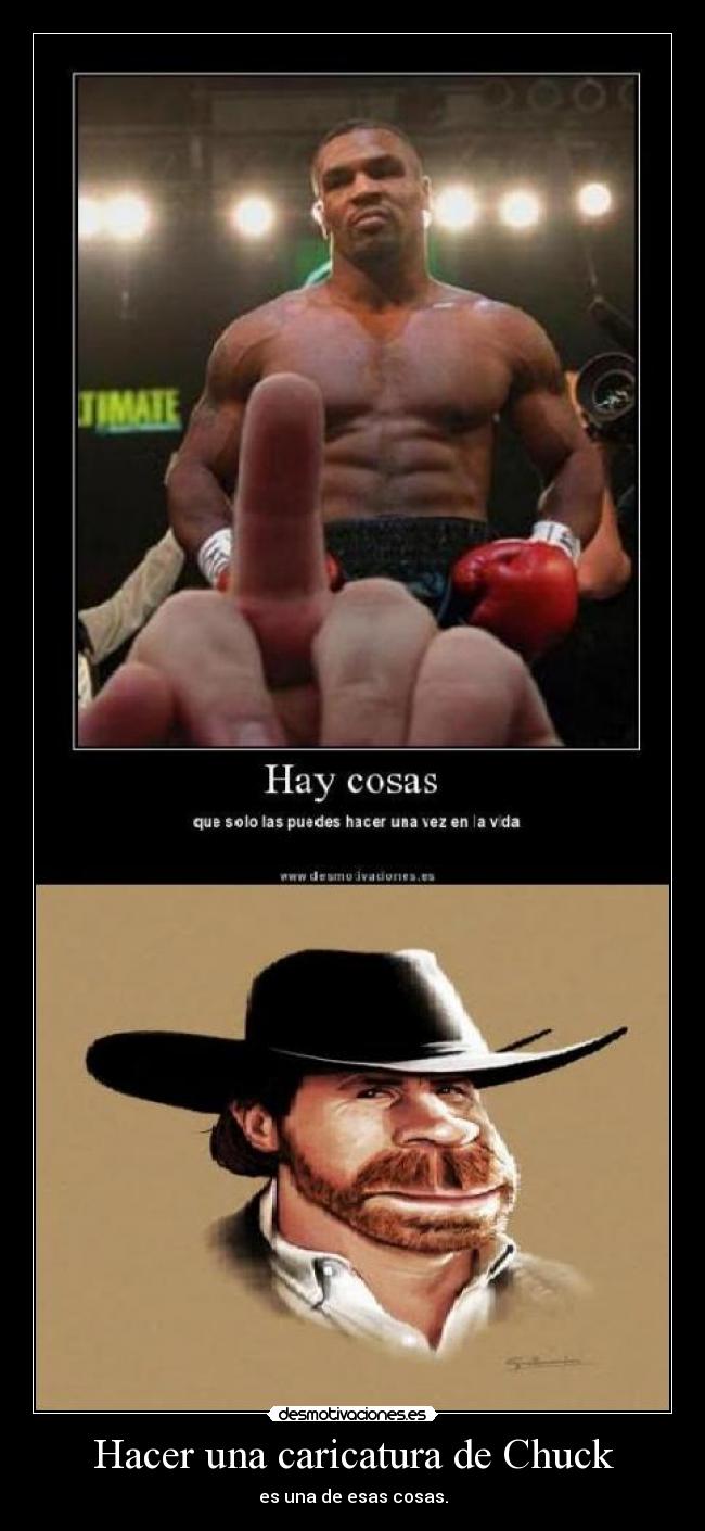 Hacer una caricatura de Chuck -