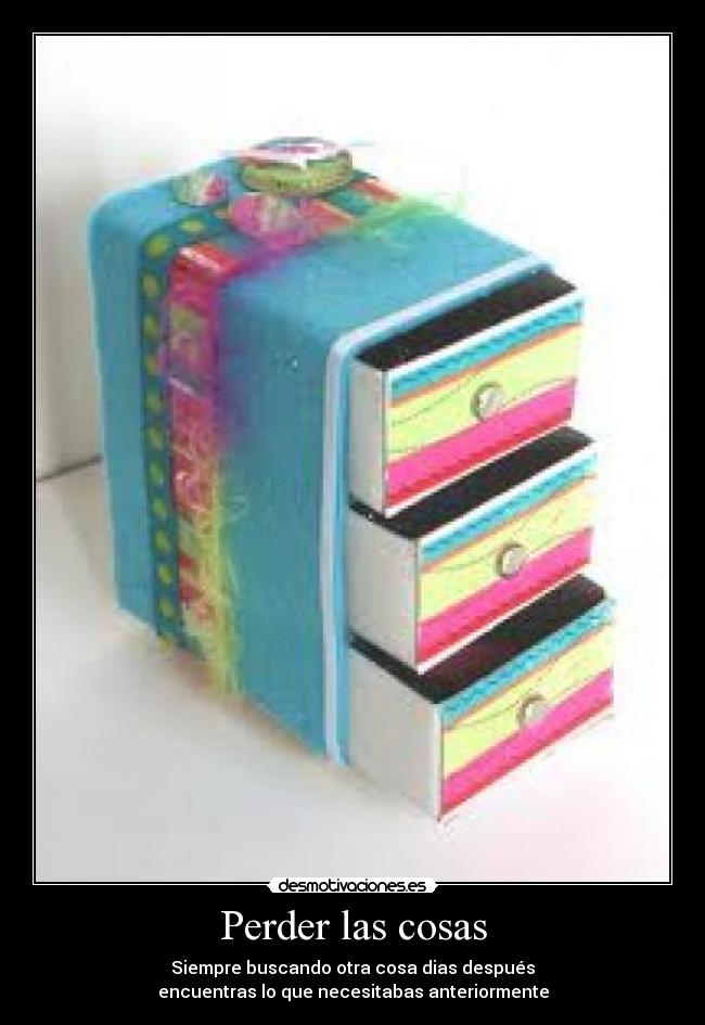 Perder las cosas - 