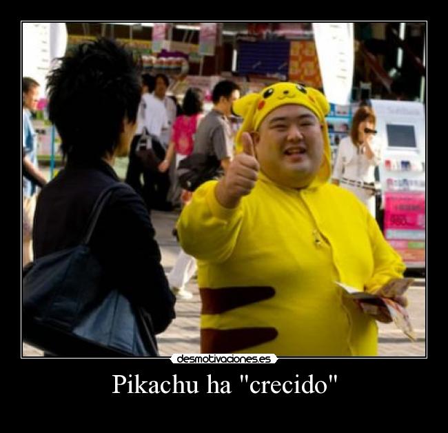 Pikachu ha crecido - 