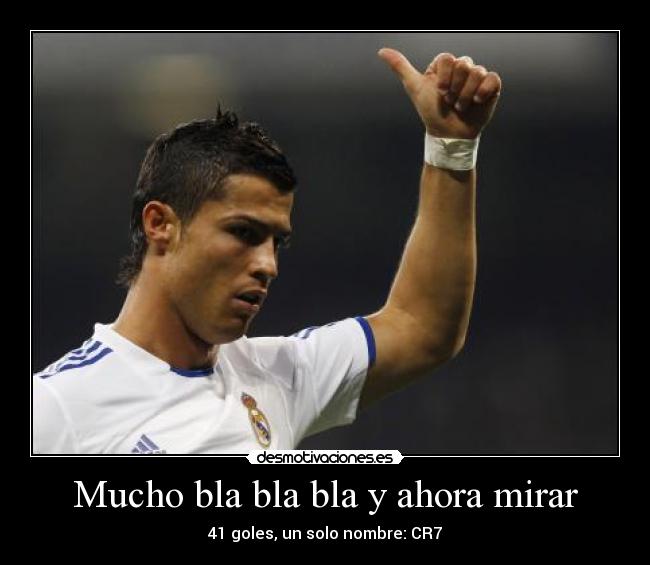 Mucho bla bla bla y ahora mirar -