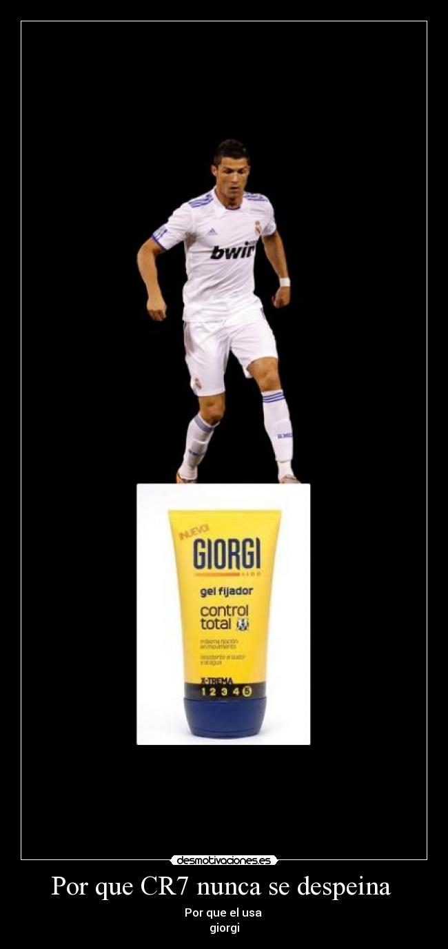 Por que CR7 nunca se despeina -
