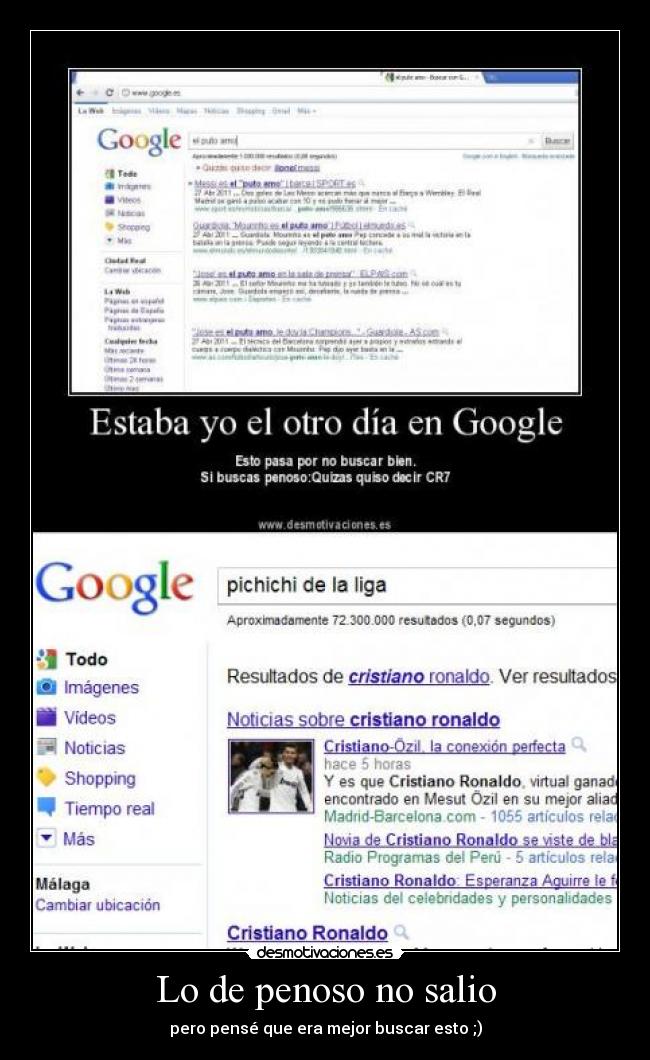 Lo de penoso no salio - pero pensé que era mejor buscar esto ;)