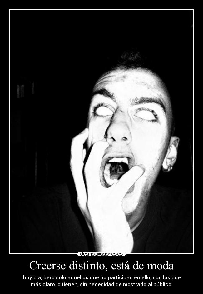 carteles sentirse unico desmotivaciones