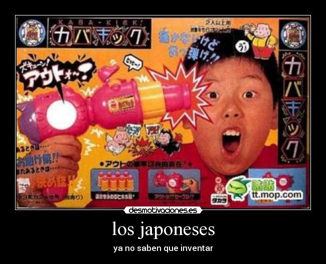 los japoneses - ya no saben que inventar
