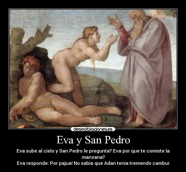 Eva y San Pedro -
