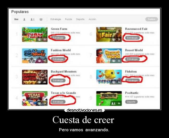 Cuesta de creer  - 