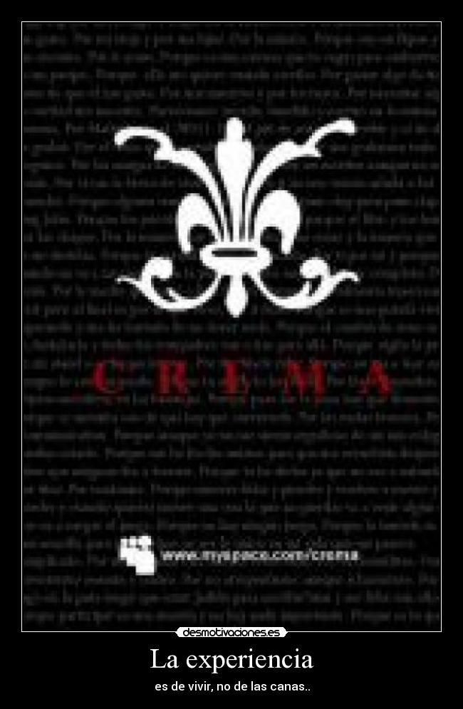 carteles experiencia desmotivaciones