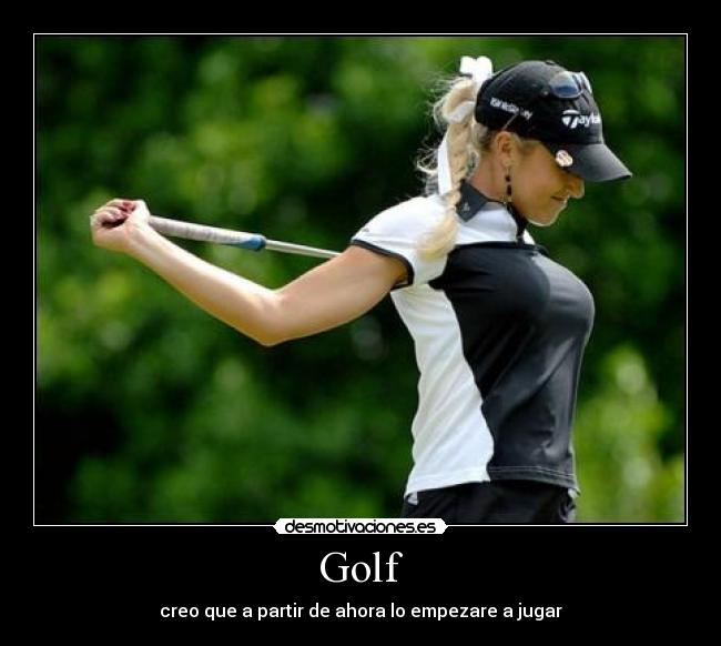 carteles golf jugar desmotivaciones