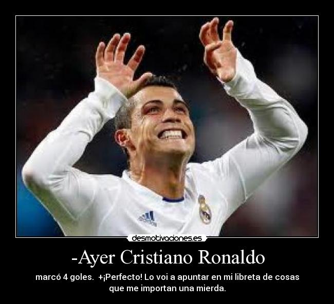 -Ayer Cristiano Ronaldo -