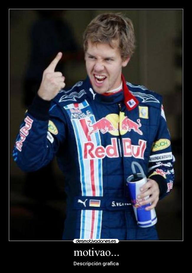 carteles vettel desmotivaciones