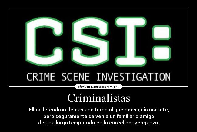 Criminalistas - 