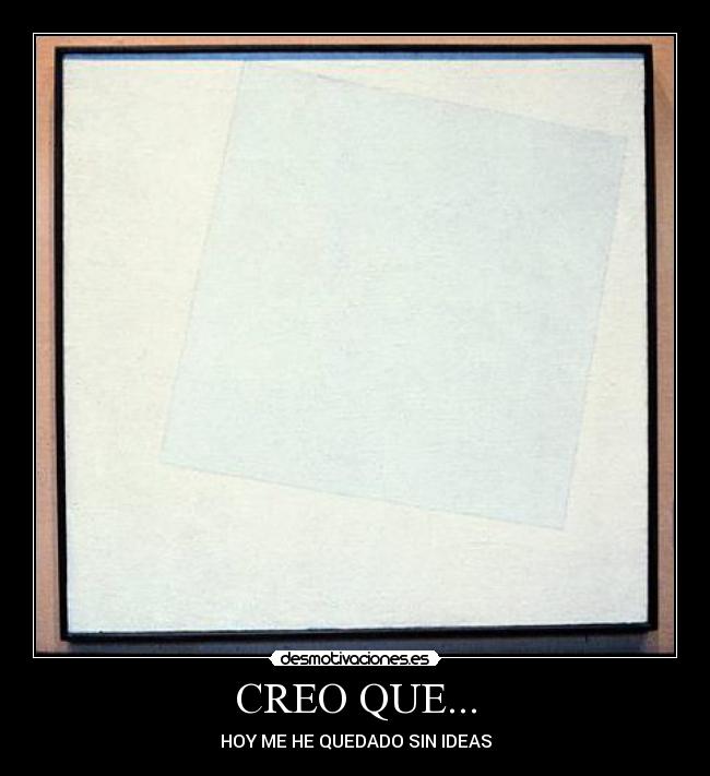 CREO QUE... - 
