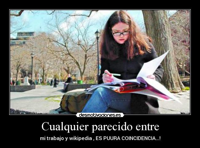 Cualquier parecido entre -