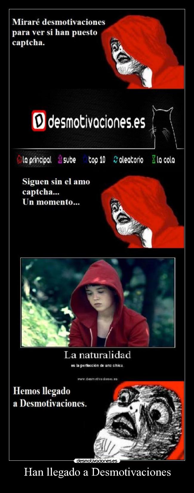 Han llegado a Desmotivaciones -