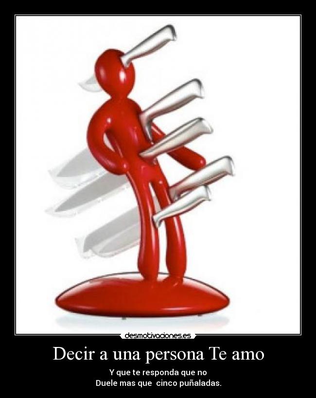 Decir a una persona Te amo -