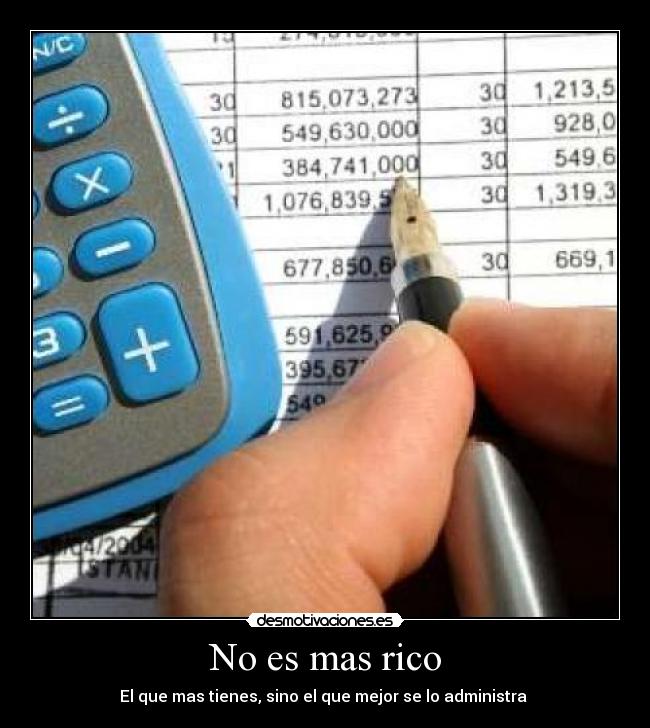 No es mas rico - 