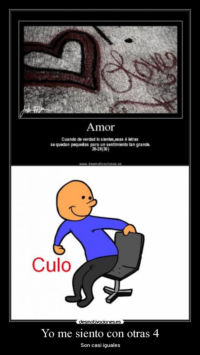 Yo me siento con otras 4 -