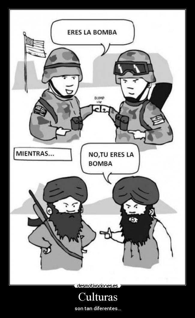 Culturas - son tan diferentes...