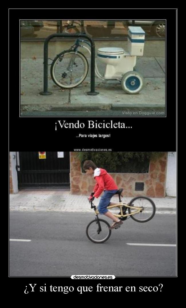 ¿Y si tengo que frenar en seco? -