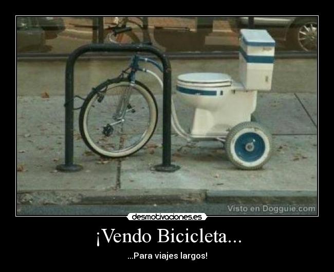 ¡Vendo Bicicleta... - ...Para viajes largos!