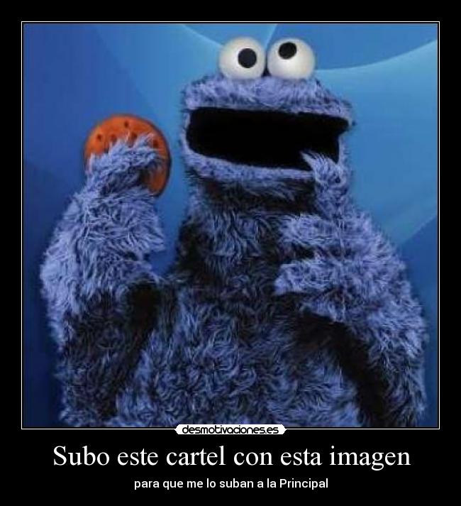 Subo este cartel con esta imagen - 
