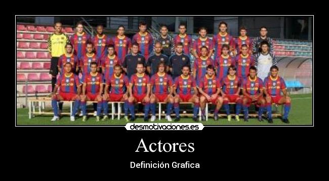 Actores - Definición Grafica