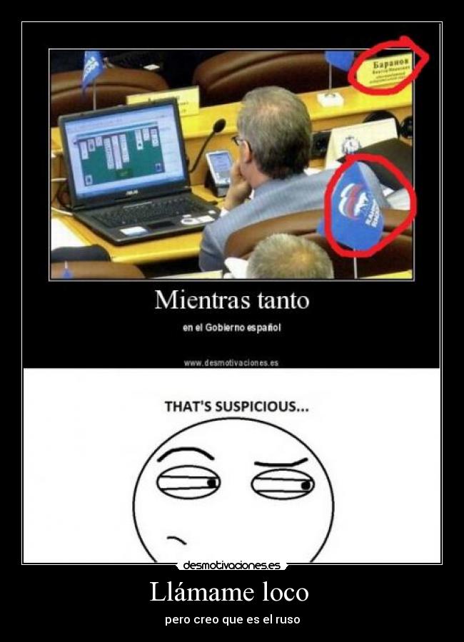 Llámame loco - pero creo que es el ruso