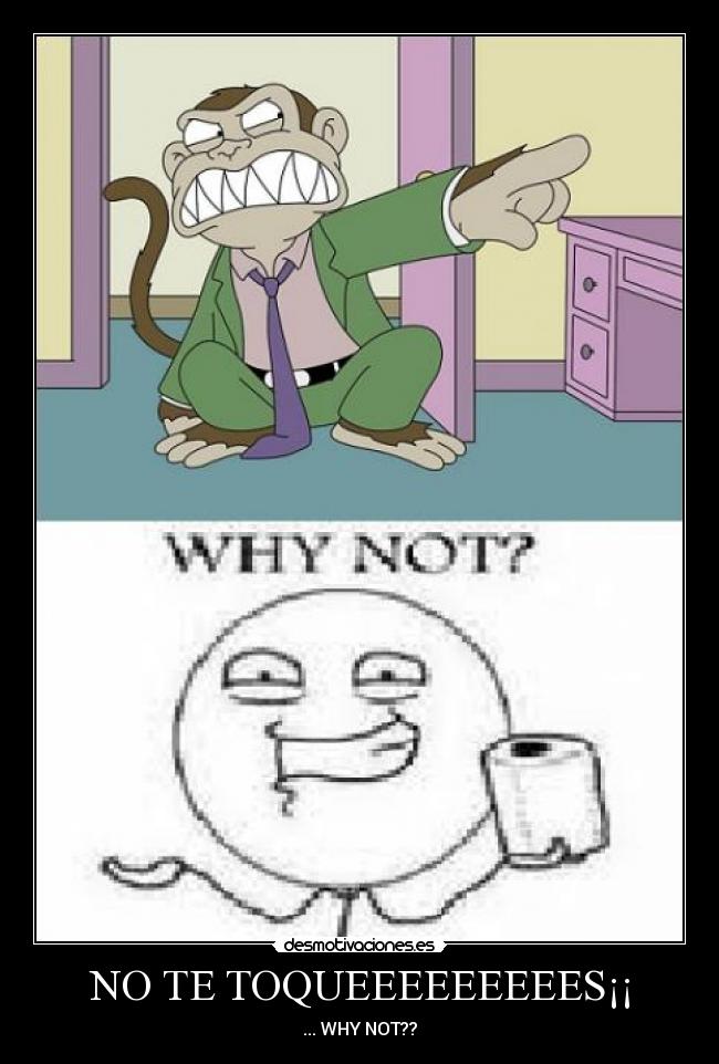 NO TE TOQUEEEEEEEEES¡¡ - ... WHY NOT??