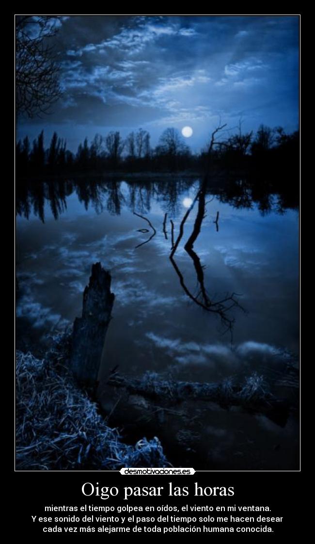 Oigo pasar las horas - 
