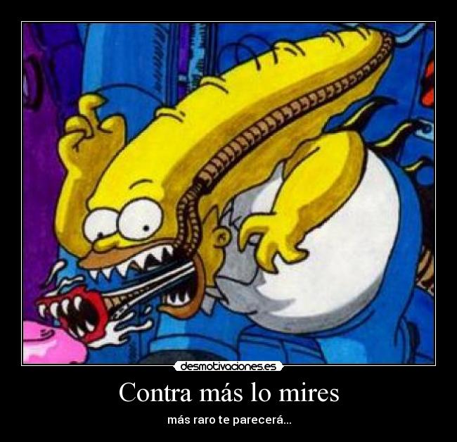 Contra más lo mires - más raro te parecerá...