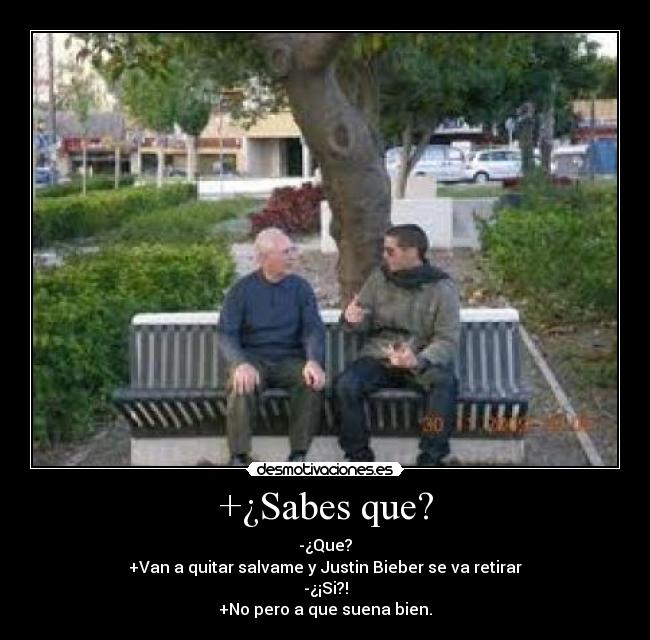 +¿Sabes que? -